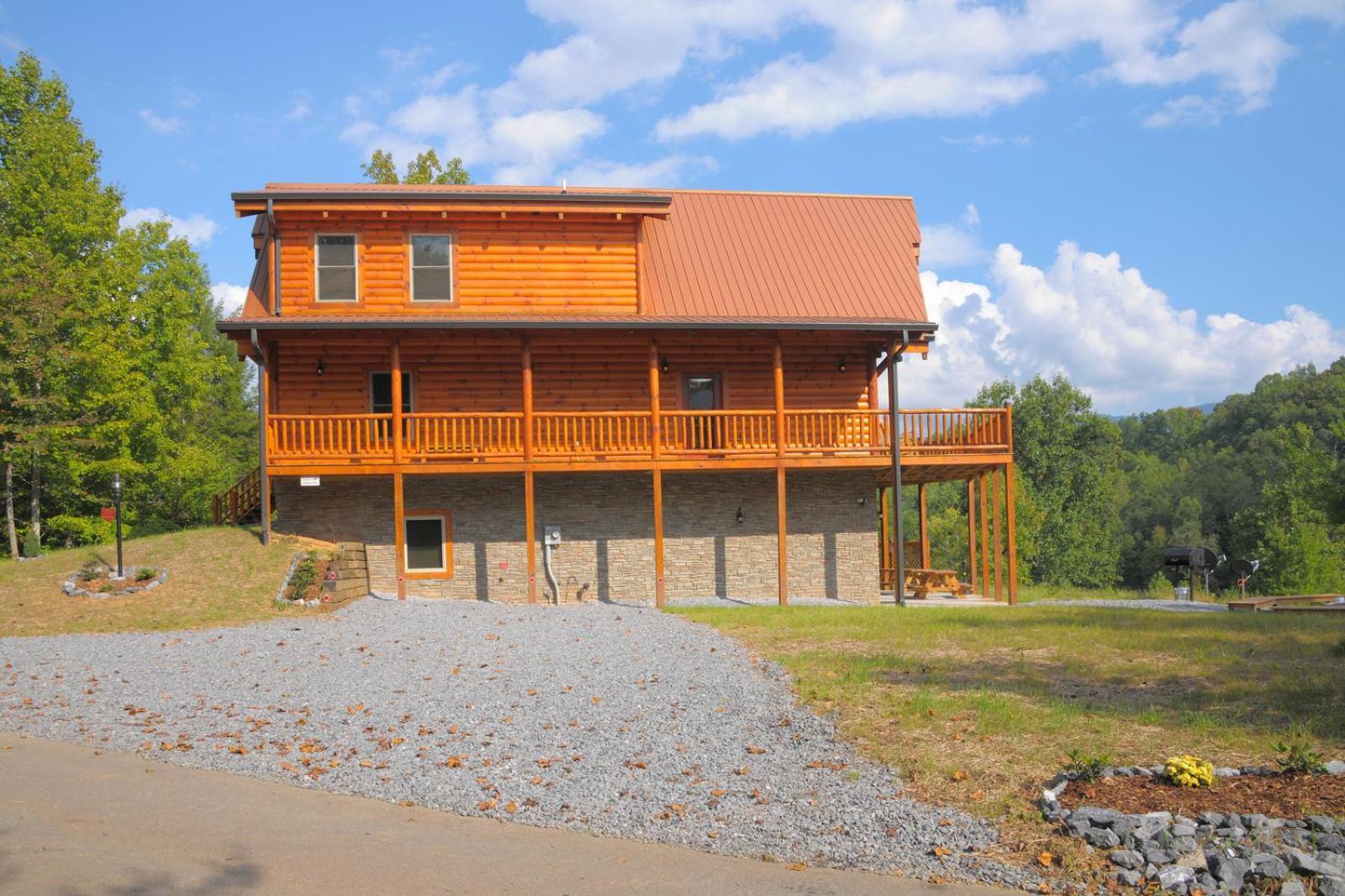 Ridge View Lodge Nature And Mountain View - Hot Tub - Firepit - Yard - Games Gatlinburg Eksteriør bilde